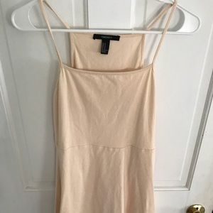 Forever 21 peach/tan dress!